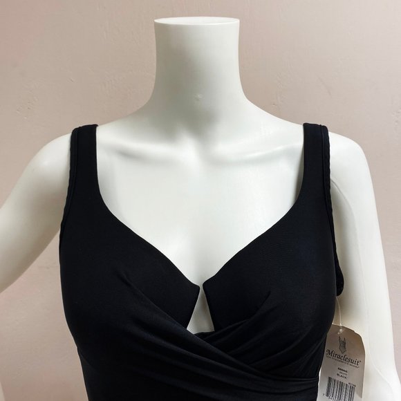Miraclesuit Escape Black One Piece Bathing Suit - Picture 2 of 9
